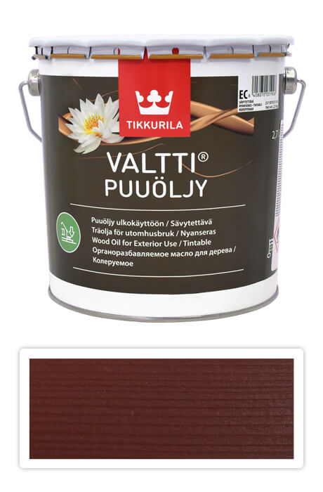 TIKKURILA Valtti wood oil - olej na terasy a nábytek 2.7 l Orava 5057