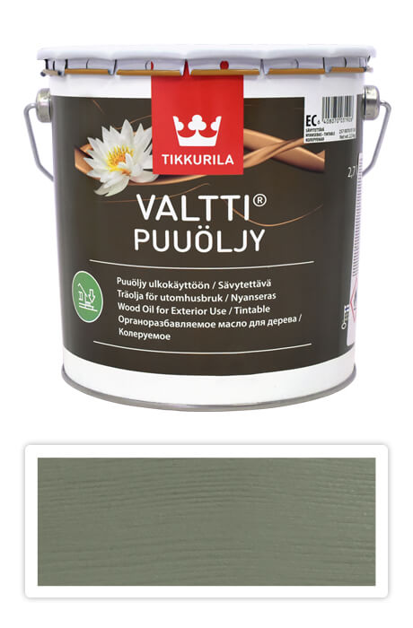 TIKKURILA Valtti wood oil - olej na terasy a nábytek 2.7 l Suvi 5065