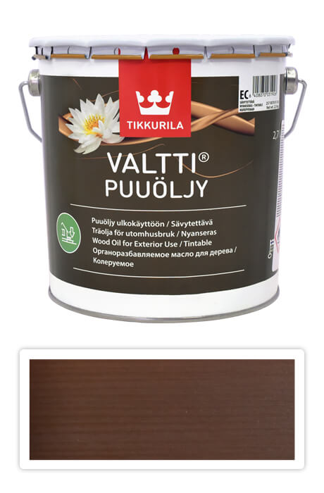 TIKKURILA Valtti wood oil - olej na terasy a nábytek 2.7 l Tatti 5071