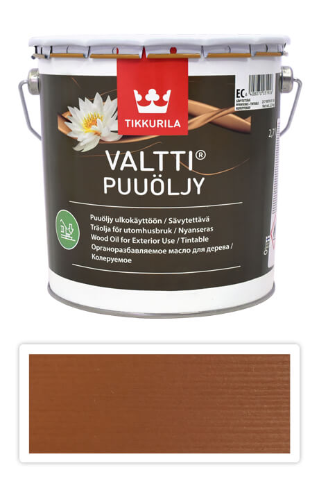 TIKKURILA Valtti wood oil - olej na terasy a nábytek 2.7 l Vahvero 5053