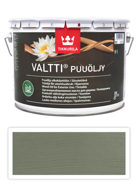 TIKKURILA Valtti wood oil - olej na terasy a nábytek 9 l Suvi 5065