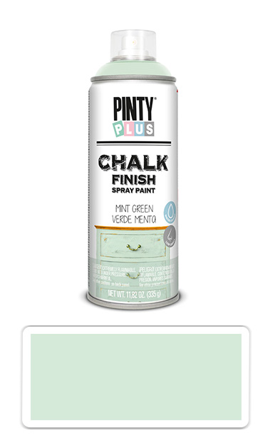 PINTYPLUS CHALK - křídová barva ve spreji na různé povrchy 400 ml Mátově zelená CK794