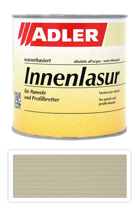 ADLER Innenlasur UV 100 - přírodní lazura na dřevo pro interiéry 0.75 l Weisse Tiger ST 06/1