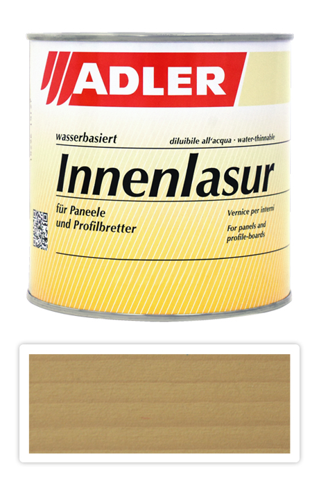 ADLER Innenlasur - vodou ředitelná lazura na dřevo pro interiéry 0.75 l Campagne ST 14/4