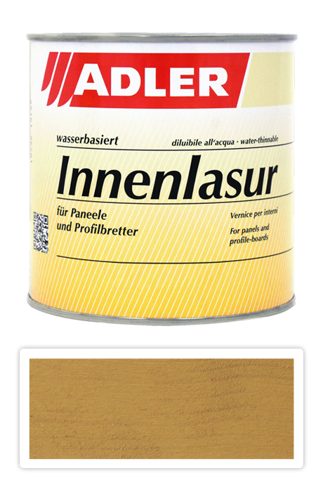 ADLER Innenlasur - vodou ředitelná lazura na dřevo pro interiéry 0.75 l Heart Of Gold ST 01/2