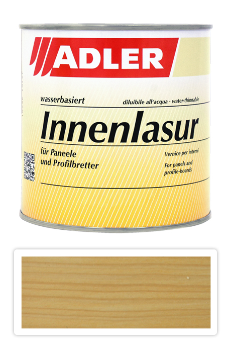 ADLER Innenlasur - vodou ředitelná lazura na dřevo pro interiéry 0.75 l Smrk LW 11/1