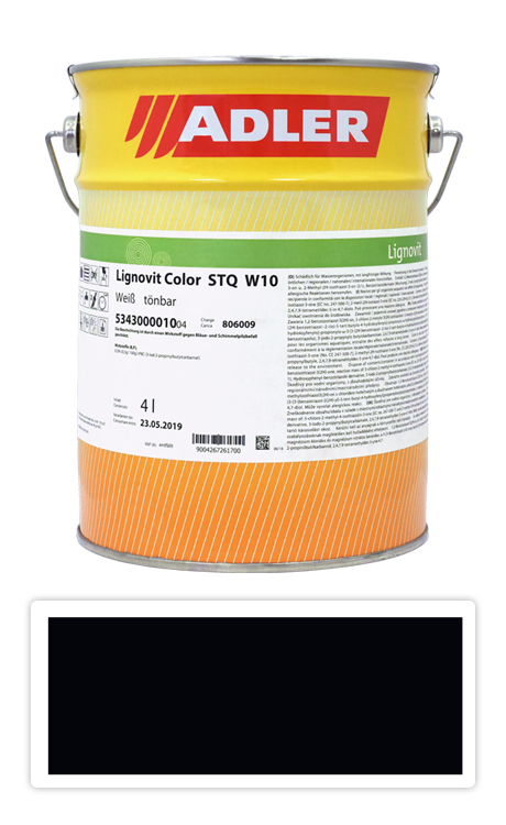 ADLER Lignovit Color 4 l Tiefschwarz RAL 9005