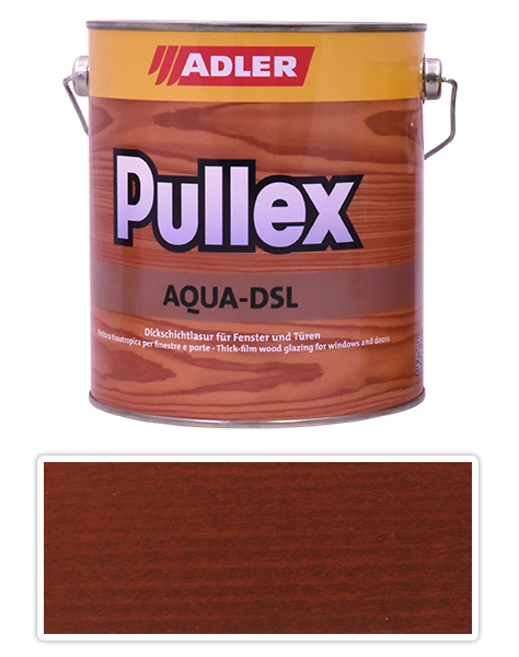 ADLER Pullex Aqua DSL - vodou ředitelná lazura na dřevo 2.5 l Abendrot ST 02/6