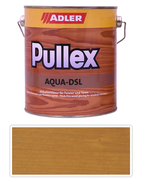 ADLER Pullex Aqua DSL - vodou ředitelná lazura na dřevo 2.5 l Chips LW 05/1