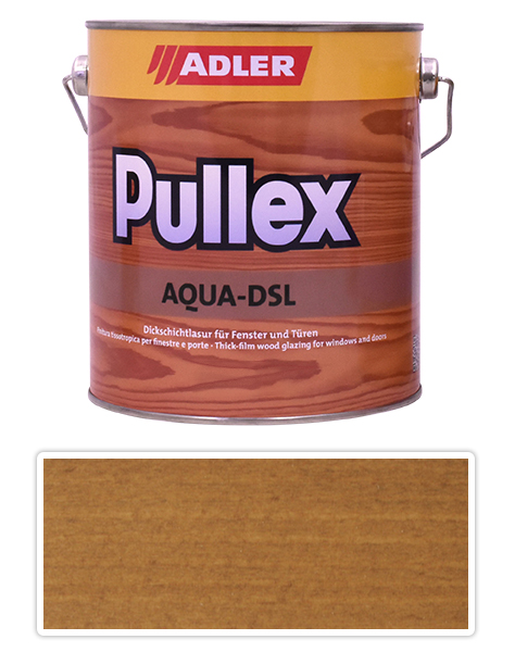 ADLER Pullex Aqua DSL - vodou ředitelná lazura na dřevo 2.5 l Dingo ST 06/3