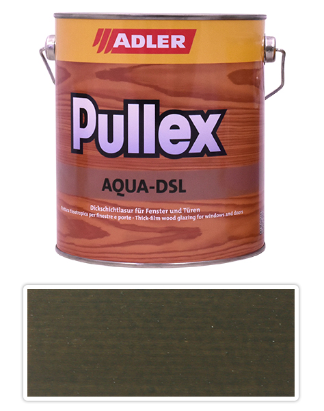 ADLER Pullex Aqua DSL - vodou ředitelná lazura na dřevo 2.5 l Eisenstadt LW 06/4