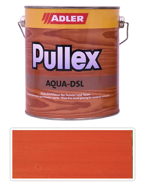 ADLER Pullex Aqua DSL - vodou ředitelná lazura na dřevo 2.5 l Kapuzinerkresse LW 08/2