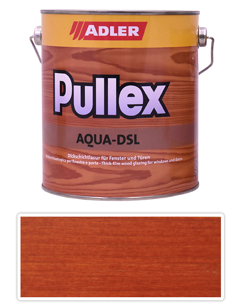 ADLER Pullex Aqua DSL - vodou ředitelná lazura na dřevo 2.5 l  Mahagon LW 02/1