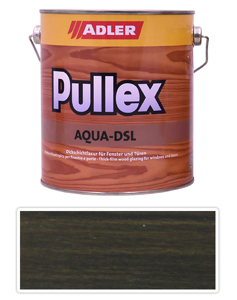 ADLER Pullex Aqua DSL - vodou ředitelná lazura na dřevo 2.5 l Urgestein LW 05/5