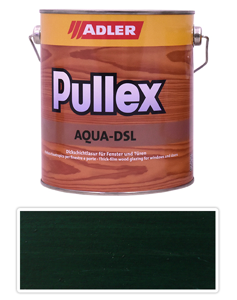 ADLER Pullex Aqua DSL - vodou ředitelná lazura na dřevo 2.5 l Urwald LW 07/5