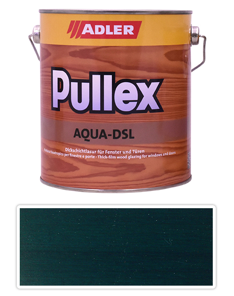 ADLER Pullex Aqua DSL - vodou ředitelná lazura na dřevo 2.5 l Waldviertel LW 07/4