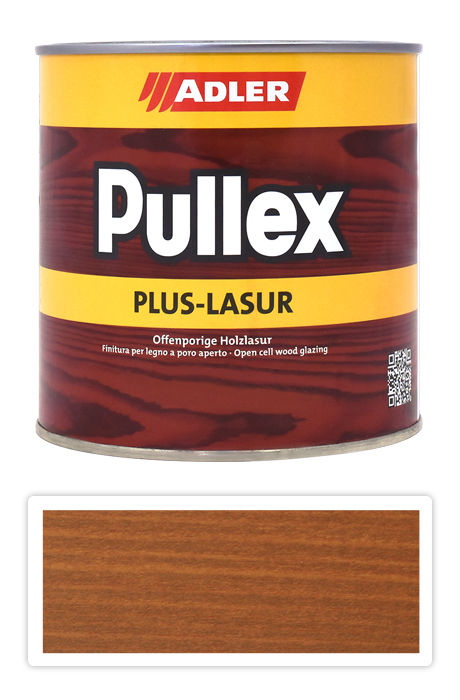 ADLER Pullex Plus Lasur - lazura na ochranu dřeva v exteriéru 0.75 l Cube ST 02/3