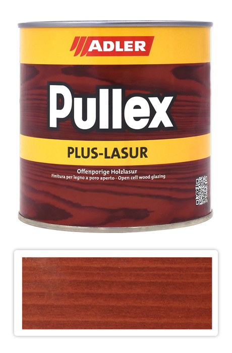 ADLER Pullex Plus Lasur - lazura na ochranu dřeva v exteriéru 0.75 l Heisse Kirsche ST 03/3