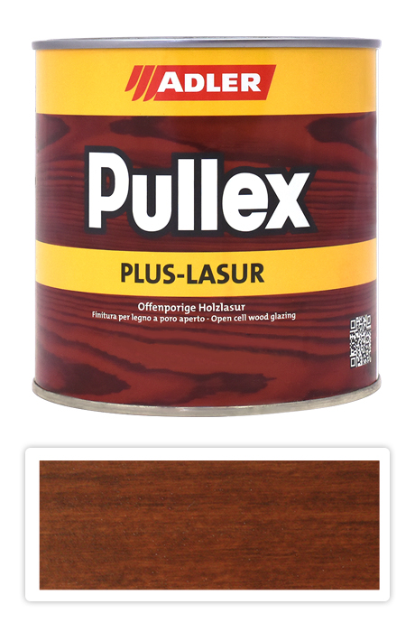 ADLER Pullex Plus Lasur - lazura na ochranu dřeva v exteriéru 0.75 l Holzweg LW 04/4