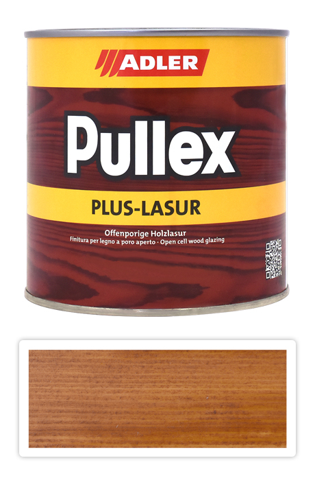 ADLER Pullex Plus Lasur - lazura na ochranu dřeva v exteriéru 0.75 l Modřín 50318