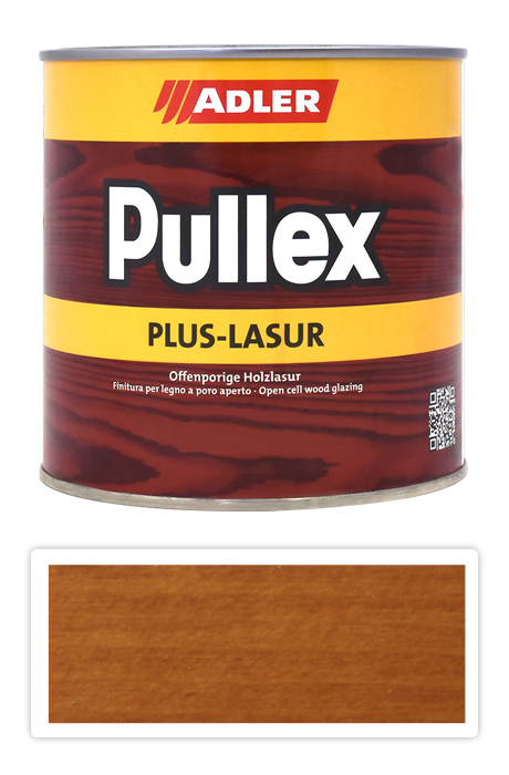 ADLER Pullex Plus Lasur - lazura na ochranu dřeva v exteriéru 0.75 l Modřín LW 01/3