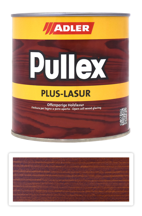 ADLER Pullex Plus Lasur - lazura na ochranu dřeva v exteriéru 0.75 l Sipo 50421