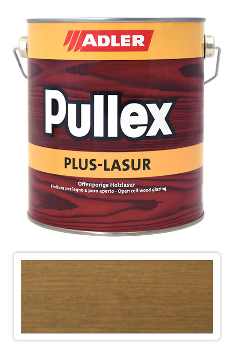 ADLER Pullex Plus Lasur - lazura na ochranu dřeva v exteriéru 2.5 l Kopfnuss LW 04/3