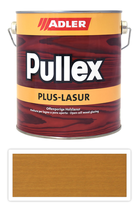 ADLER Pullex Plus Lasur - lazura na ochranu dřeva v exteriéru 2.5 l Lockenkopf ST 01/4