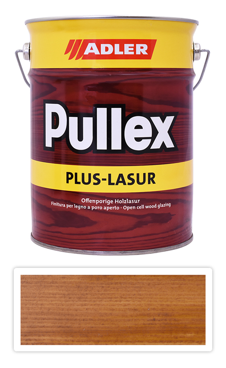 ADLER Pullex Plus Lasur - lazura na ochranu dřeva v exteriéru 4.5 l Modřín 50318