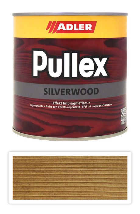 ADLER Pullex Silverwood - impregnační lazura 0.75 l Smrk - světle žíhaný 50507