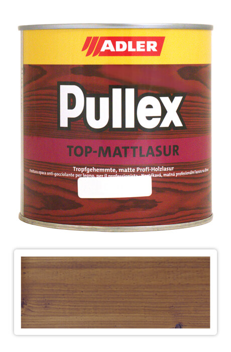 ADLER Pullex Top Mattlasur - tenkovrstvá matná lazura pro exteriéry 0.75 l Kaštan