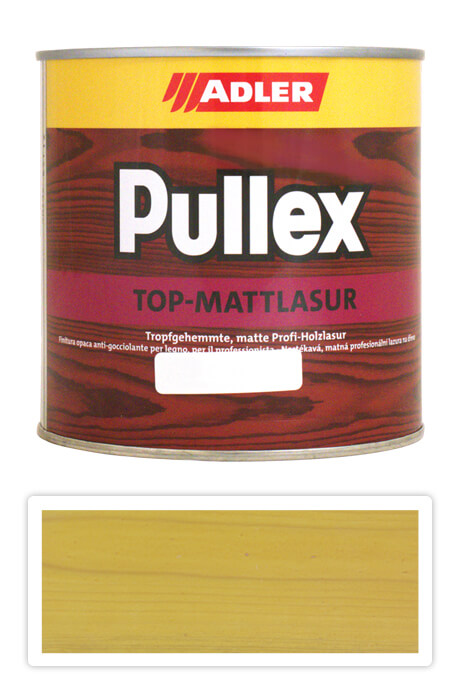 ADLER Pullex Top Mattlasur - tenkovrstvá matná lazura pro exteriéry 0.75 l Vrba