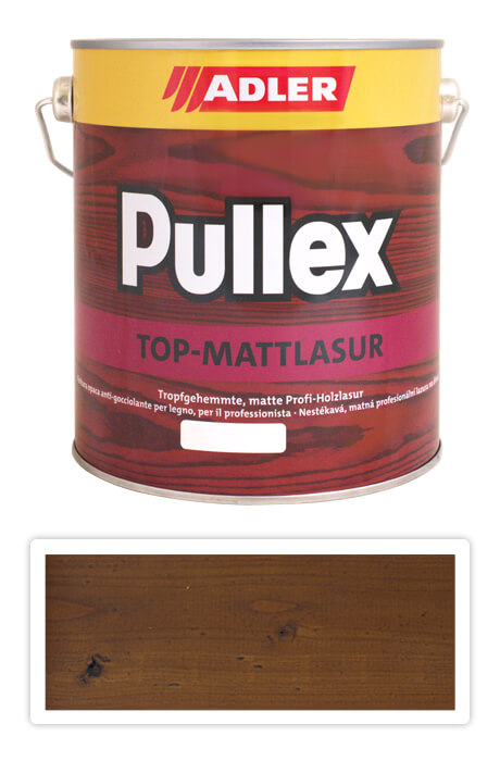 ADLER Pullex Top Mattlasur - tenkovrstvá matná lazura pro exteriéry 2.5 l Ořech