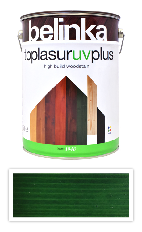 BELINKA Toplasur UV Plus - silnovrstvá lazura 5 l Zelená 19