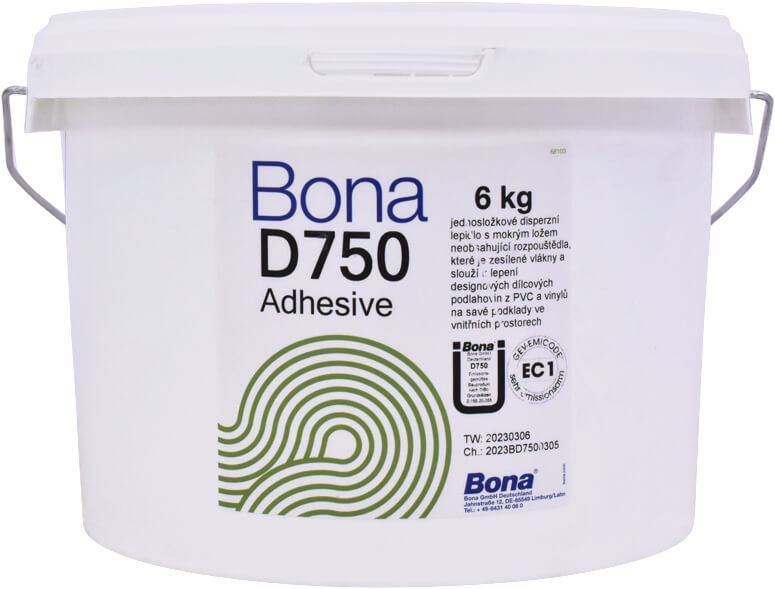 BONA Lepidlo D750 na vinyl a PVC 6 kg