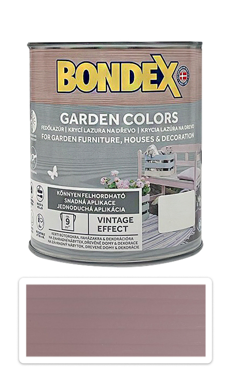 BONDEX Garden Colors - dekorativní silnovrstvá lazura na dřevo