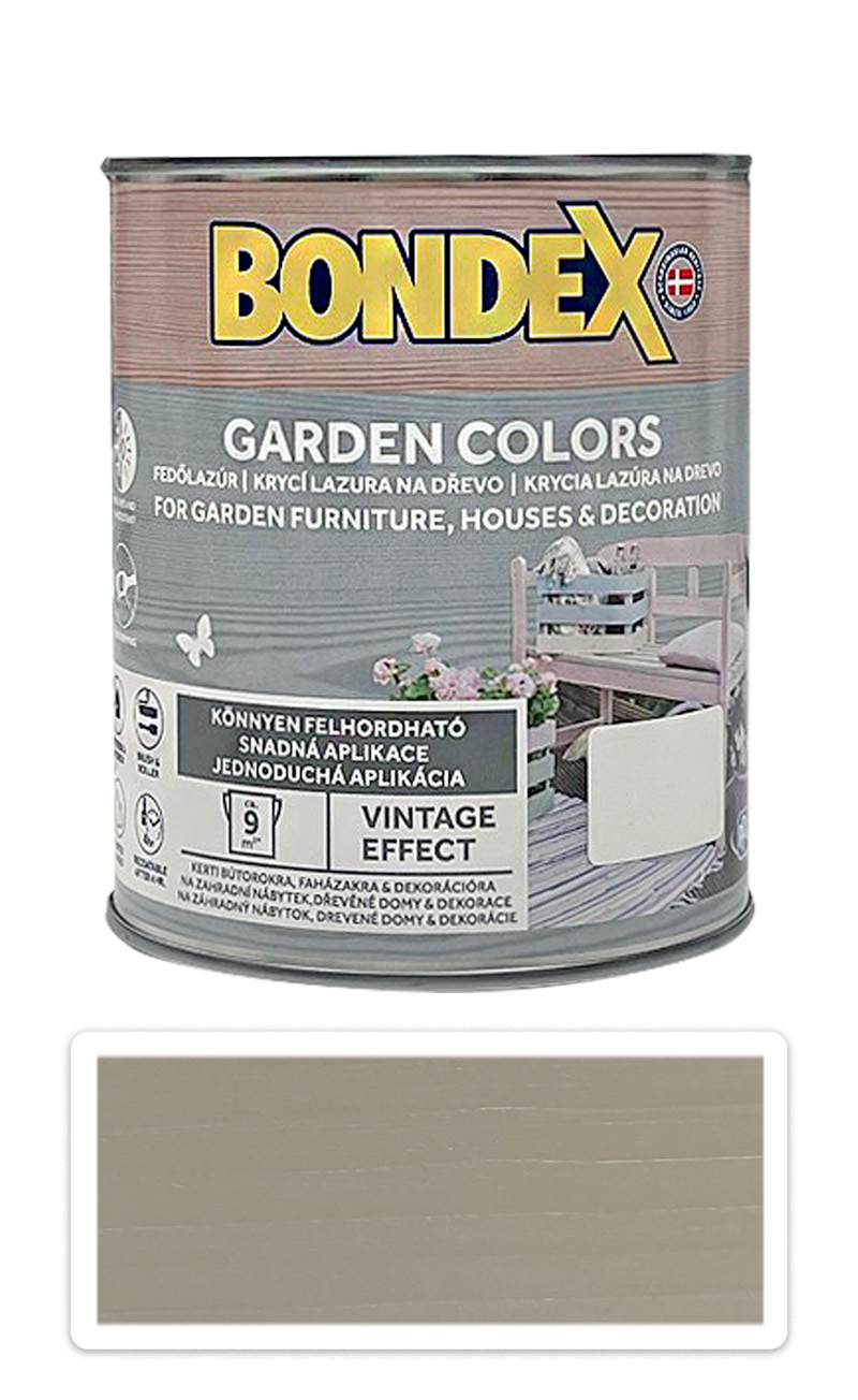 BONDEX Garden Colors - dekorativní silnovrstvá lazura na dřevo