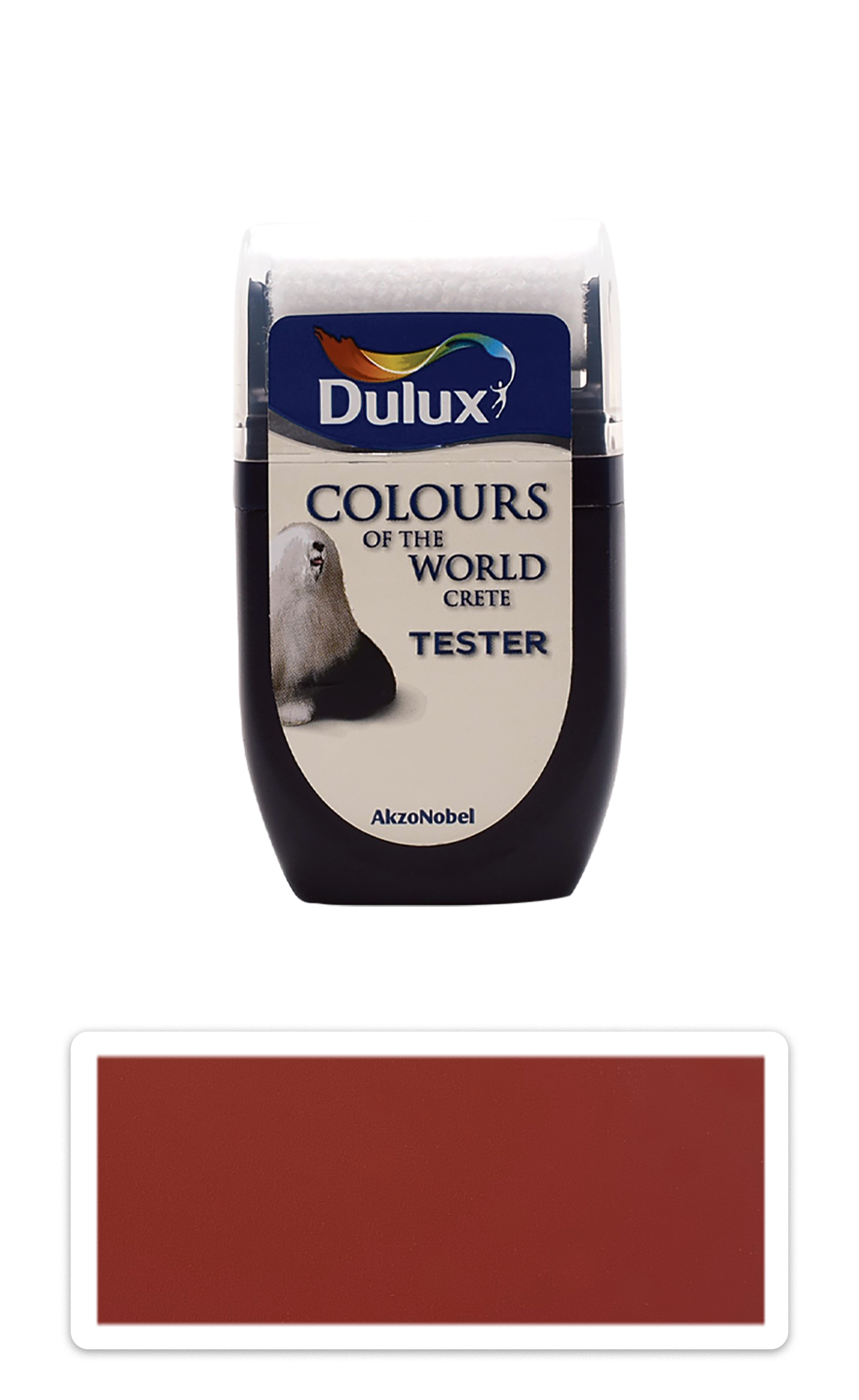 DULUX Colours of the World - matná krycí malířská barva 0.03 l Červené víno vzorek