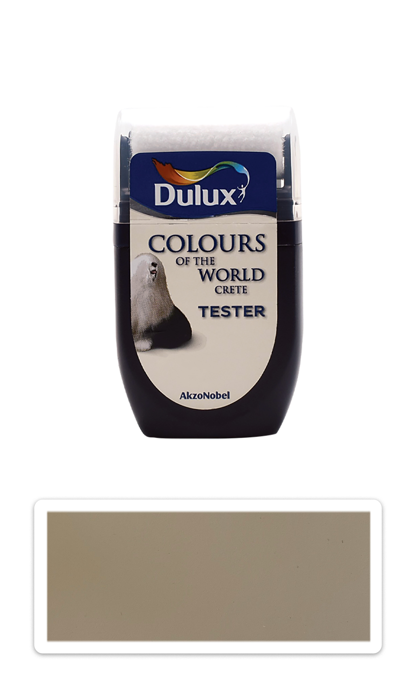 DULUX Colours of the World - matná krycí malířská barva 0.03 l Indické stepi vzorek