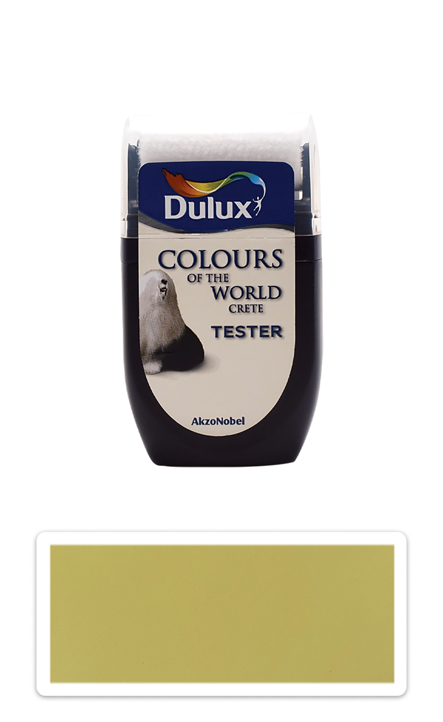 DULUX Colours of the World - matná krycí malířská barva 0.03 l Slunečné sárí vzorek