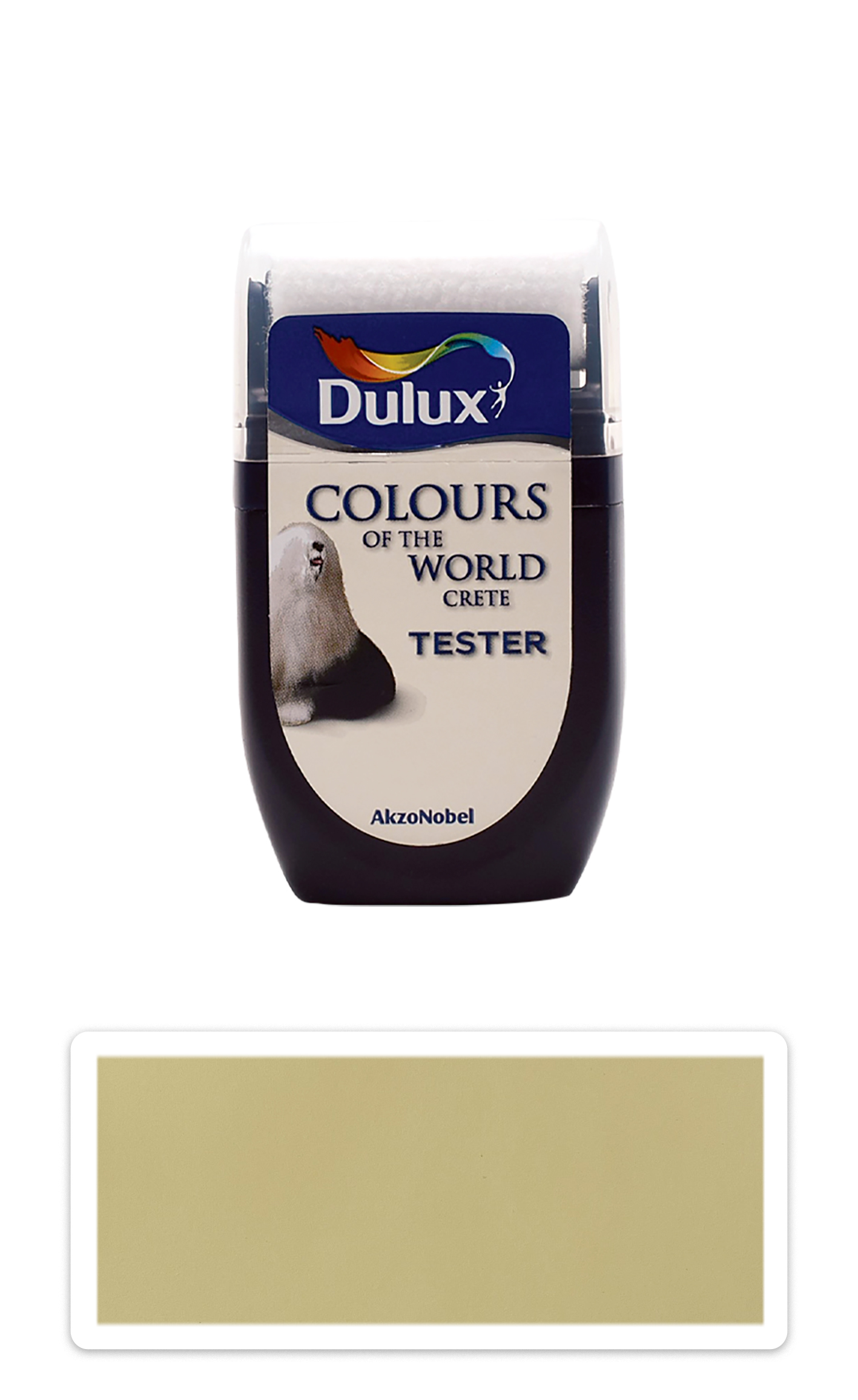 DULUX Colours of the World - matná krycí malířská barva 0.03 l Tropické slunce vzorek