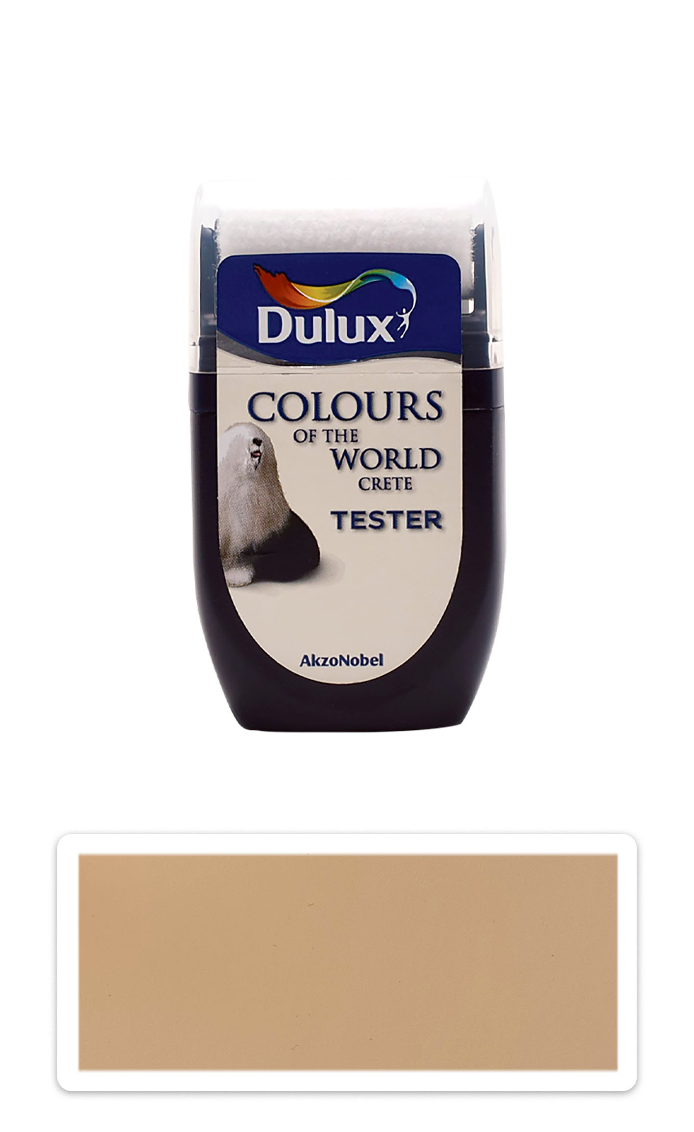 DULUX Colours of the World - matná krycí malířská barva 0.03 l Zázvorový čaj vzorek