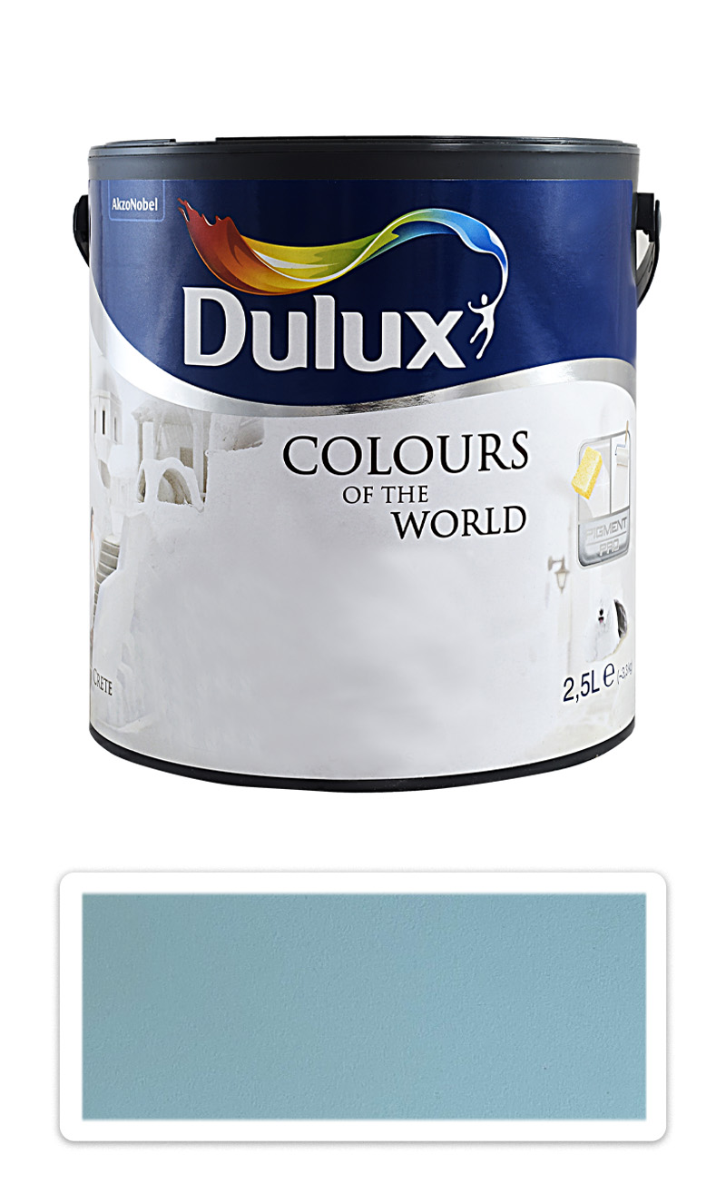 DULUX Colours of the World - matná krycí malířská barva do interiéru 2.5 l Mrazivý tyrkys