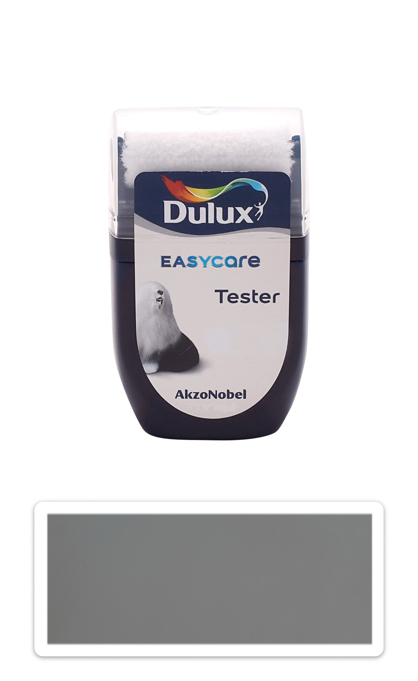 DULUX EasyCare - omyvatelná malířská barva do interiéru 0.03 l Grafit vzorek