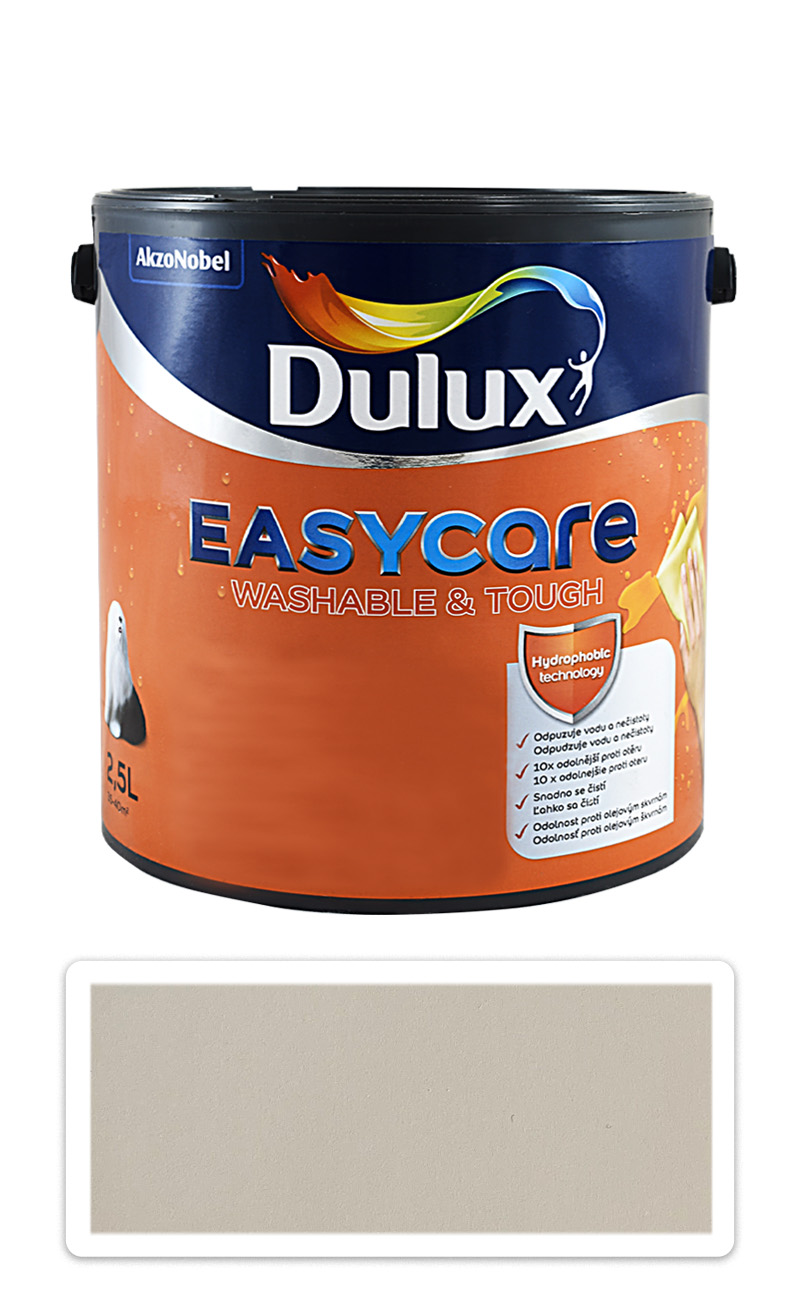 DULUX EasyCare - omyvatelná malířská barva do interiéru 2.5 l Písečná bouře