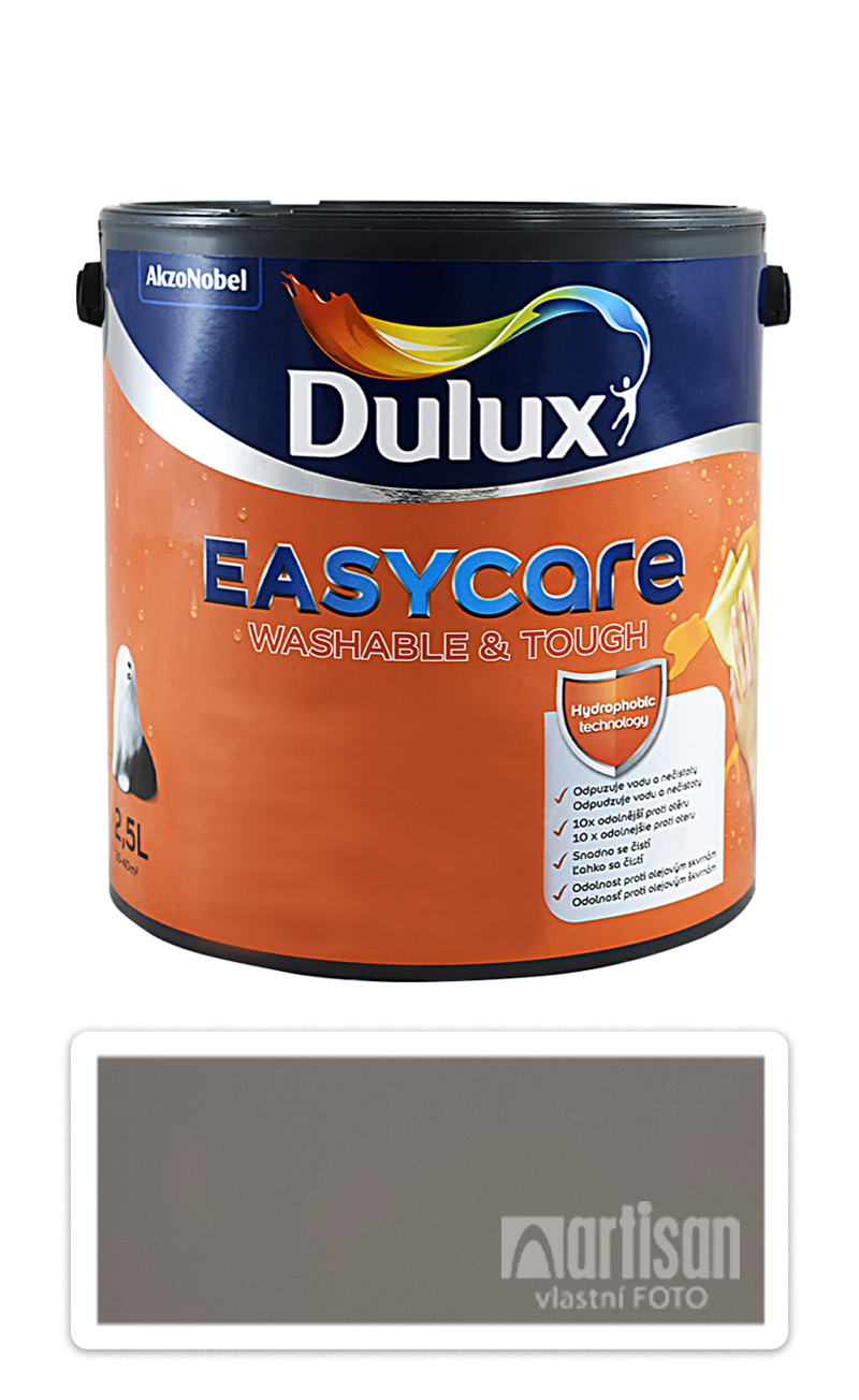 DULUX EasyCare - omyvatelná malířská barva do interiéru 2.5 l Sluneční záře