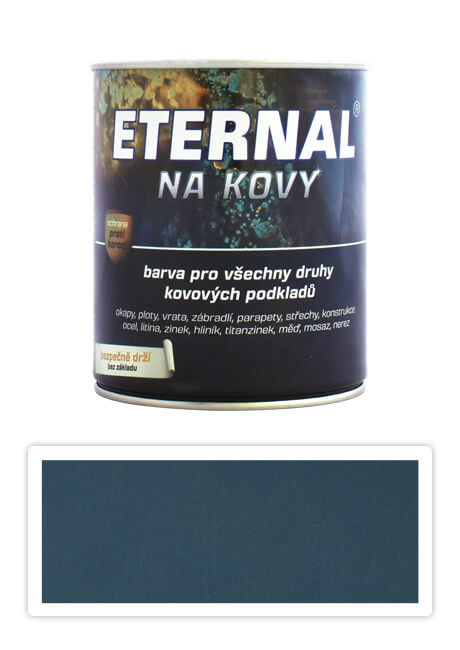 ETERNAL Na kovy - antikorozní barva na kov 0.35 l Zelená 406