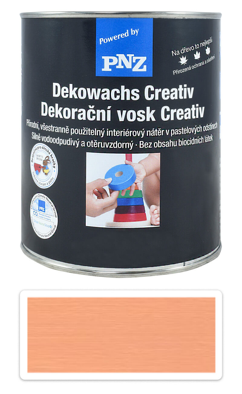 PNZ Dekorační vosk Creativ 0.75 l Korálový