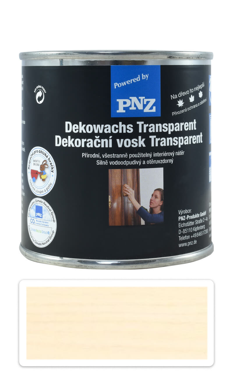 PNZ Dekorační vosk Transparent 0.25 l Bříza