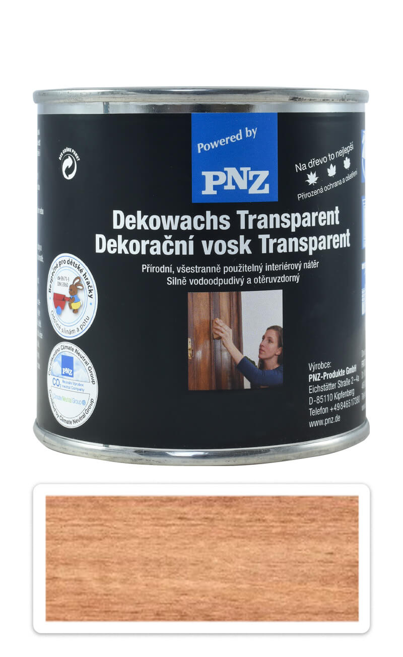 PNZ Dekorační vosk Transparent 0.25 l Koňak